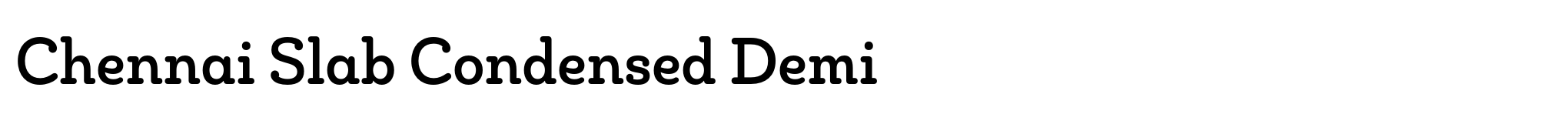Chennai Slab Condensed Demi image
